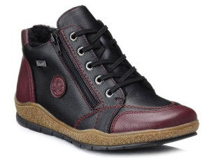 Botki Damskie Trzewik Rieker L6919-35 Czarne