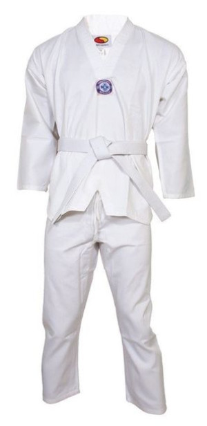 Kimono strój do Taekwondo SMJ Sport z pasem
