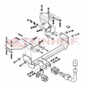 Hak holowniczy Steinhof A-036