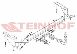 Hak holowniczy Steinhof C-034