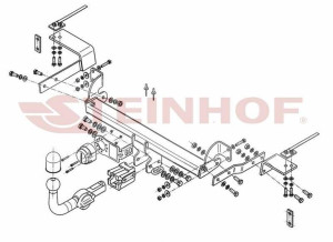 Hak holowniczy Steinhof F-044