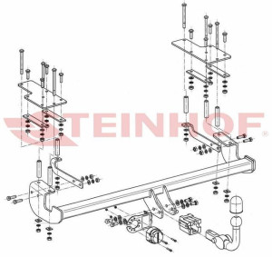 Hak holowniczy Steinhof F-144