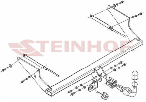Hak holowniczy Steinhof F-239