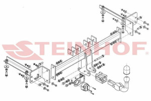 Hak holowniczy Steinhof H-062