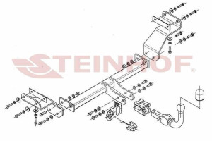 Hak holowniczy Steinhof K-004