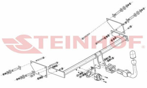 Hak holowniczy Steinhof R-042