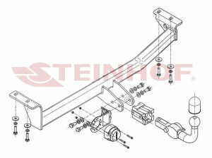Hak holowniczy Steinhof T-230