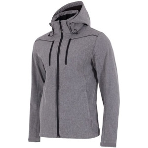 Kurtka męska softshell 4F H4L18 SFM003 szary melanż