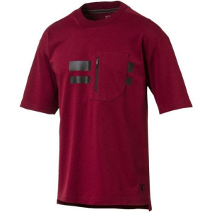 Koszulka męska Puma Ferrari Life Tee bordowy 576679 06