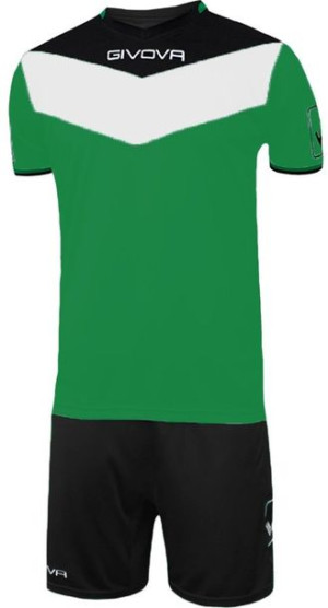 Komplet Givova Kit Campo zielono-czarny KITC53 1310
