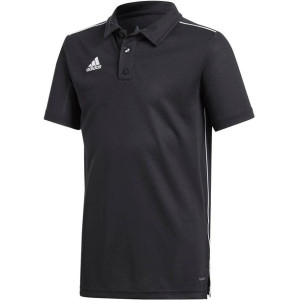 Koszulka adidas Core 18 Polo JR czarna CE9038