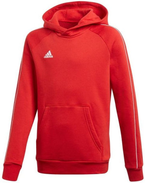 Bluza dla dzieci adidas Core 18 Hoody Junior czerwona CV3431