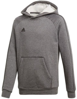 Bluza dla dzieci adidas Core 18 Hoody Junior szara CV3429