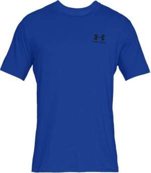 Koszulka męska Under Armour Sportstyle Left Chest SS niebieska 1326799-486
