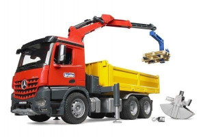Bruder 03651 Wywrotka z żurawiem Mercedes Arocs