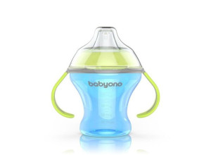 BabyOno 1456 blue kubek niekapek miękki ustnik