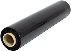Czarna Folia Strecz 3kg Stretch - 2,7kg Netto
