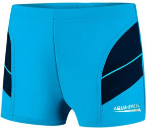 Spodenki kąpielowe dla chłopca Aqua-Speed Andy niebiesko-granatowe 24 349