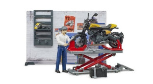 Bruder 62102 Warsztat Motocykli Ducat