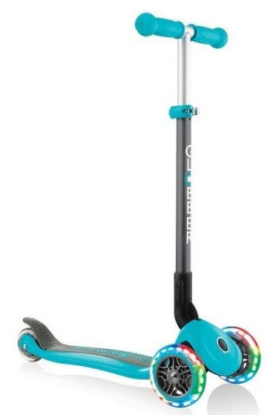 Hulajnoga 3-kołowa Globber Primo Foldable Lights 432-105-2 morski