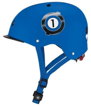 Kask dziecięcy Globber Elite Lights 507-100 granatowy - wyścigowy