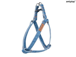 amiplay Szelki regulowane Denim S Niebieski