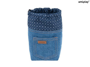 amiplay Torebka na przysmaki Denim Niebieski