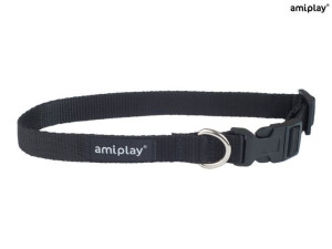 amiplay Obroża regulowana Basic S Czarny