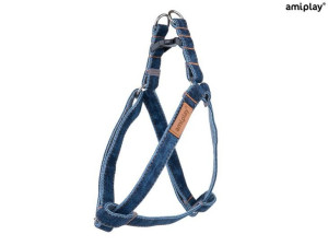 amiplay Szelki regulowane Denim M Granatowy