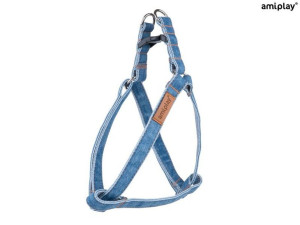 amiplay Szelki regulowane Denim L Niebieski