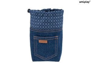 amiplay Torebka na przysmaki Denim Granatowy