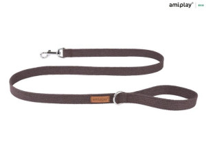 amiplay Smycz Cotton L Brązowy