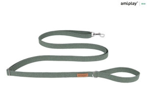 amiplay Smycz regulowana Easy Fix Cotton Khaki