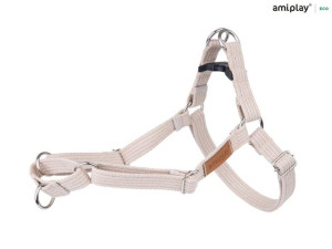 amiplay Szelki regulowane EASY GO Cotton XL Beżowy