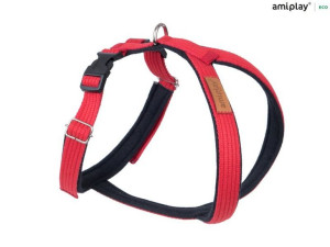 amiplay Szelki regulowane Grand Soft Cotton Czerwony