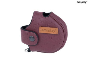 amiplay Obudowa na smycz automatyczną Cambridge XL Bordowy