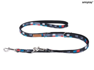 amiplay Smycz regulowana 6 in 1 Adventure M Kostka