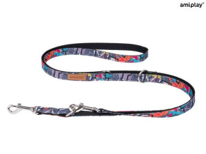 amiplay Smycz regulowana 6 in 1 Adventure XL Abstrakcja