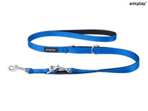amiplay Smycz regulowana 6 in 1 Twist S Niebieski
