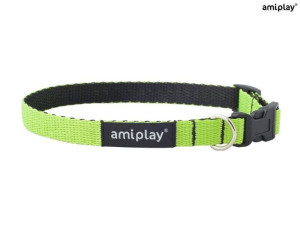 amiplay Obroża regulowana Twist L Zielony