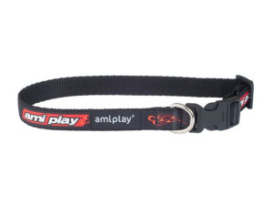 amiplay Obroża regulowana Joy S Płomienie