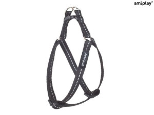 amiplay Szelki regulowane Reflective M Czarny