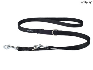 amiplay Smycz regulowana 6 in 1 Basic XL Czarny