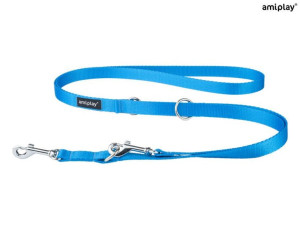 amiplay Smycz regulowana 6 in 1 Basic XL Niebieski