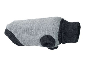 Sweterek dla psa Oslo 34 cm szary