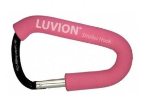 Uchwyt do torby na wózek  LUVION STROLLER HOOK - Pink