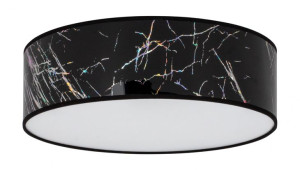 Czarny nowoczesny plafon 50 cm - EX465-Merani