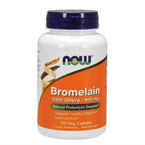 NOW Bromelain ( Bromelina ) - 120vcaps