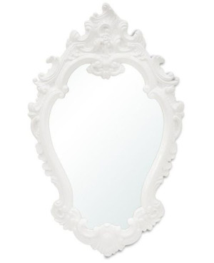Lustro Białe w Stylu Barokowym 102 x 63 x 4 cm