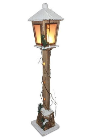 Podłogowa Lampa Led Świąteczna 100cm Brązowa